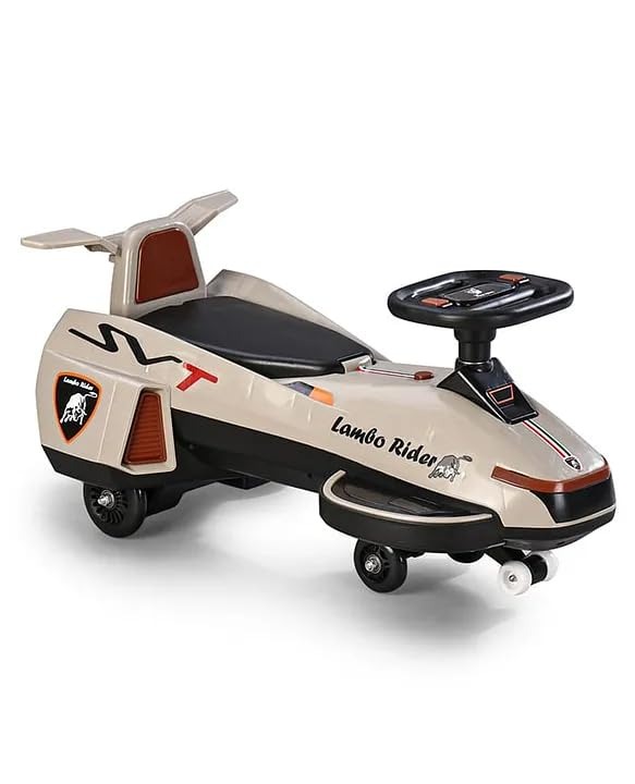 Swing Car with Light & Music for 2 to 8 Years Kids