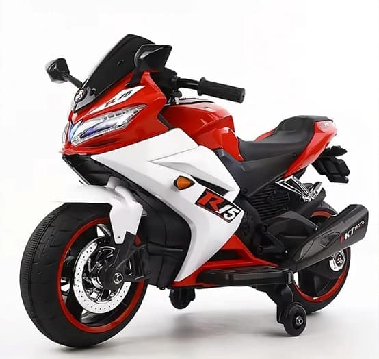 Battery Operated Rechargeable Ride On Electric Sports Bike for Kids, 1 to 7 Years